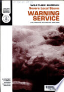Severe Local Storm Warning Service and Tornado Statistics  1953 1968