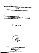Approved Prescription Drug Products With Therapeutic Equivalence Evaluations 1984