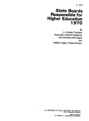 State Boards Responsible for Higher Education, 1970