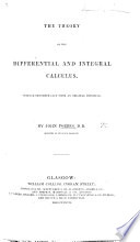 The Theory of Differential and Integral Calculus