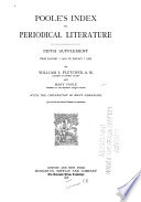 Poole s Index to Periodical Literature