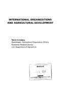 International organizations and agricultural development