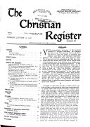 Christian Register and Boston Observer...