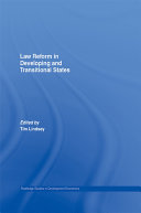 Law Reform in Developing and Transitional States Pdf/ePub eBook