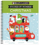 Brain Games Sticker by Number Christmas  with Sticker s   with Sticker s   Book