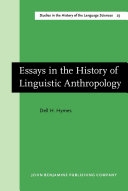 Essays in the History of Linguistic Anthropology