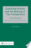 Classifying Entities and the Meaning of  Tax Transparency  Book
