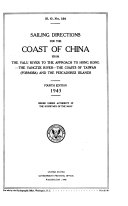 Sailing Directions for the Coast of China