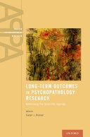 Long-Term Outcomes in Psychopathology Research