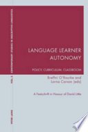 Language Learner Autonomy