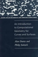 An Introduction to Computational Geometry for Curves and Surfaces