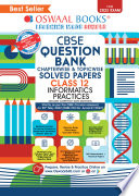 Oswaal CBSE Chapterwise   Topicwise Question Bank Class 12 Informatics Practices Book  For 2022 23 Exam  Book PDF