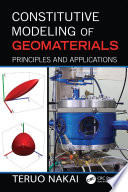 Constitutive Modeling of Geomaterials Book