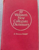 Webster s New Collegiate Dictionary Book