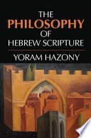 The Philosophy of Hebrew Scripture Book