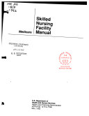 Medicare, Skilled Nursing Facility Manual