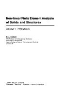 Non Linear Finite Element Analysis of Solids and Structures  Essentials