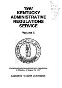Kentucky Administrative Regulations Service