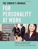 The Owner's Manual for Personality at Work