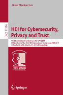 HCI for Cybersecurity  Privacy and Trust