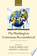 The Washington Consensus Reconsidered Book