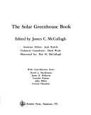 The Solar Greenhouse Book Book PDF