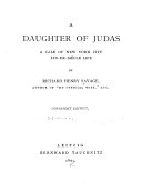 A Daughter of Judas