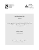 Protected agriculture, precision agriculture, and vertical farming: Brief reviews of issues in the literature focusing on the developing region in Asia