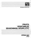 Fruits  Vegetables  Seasonings  Soups  Etc