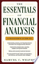 The Essentials of Financial Analysis Book