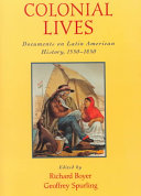 Colonial Lives Book