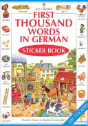 First Thousand Words in German Stickers