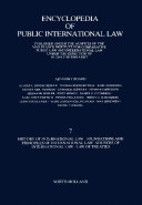 History of International Law · Foundations and Principles of International Law · Sources of International Law · Law of Treaties