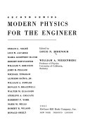 Modern Physics for the Engineer  Second Series  by  Emilio G  Segr        et Al   Edited by Louis N  Ridenour  and  William A  Nierenberg Book