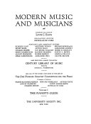 现代音乐和音乐家百科全书v 1钢琴家指南v 2 3伟大的作曲家的评论和传记速写