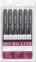 Studio Series Micro Line Pen Set  Set Of 6  Book
