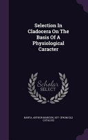 Selection in Cladocera on the Basis of a Physiological Caracter