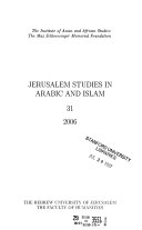 Jerusalem Studies in Arabic and Islam