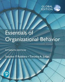 Essentials of Organizational Behaviour  Global Edition