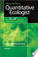 How to be a Quantitative Ecologist Book
