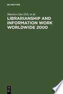 Librarianship and Information Work Worldwide 2000 Book