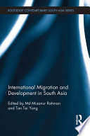 International Migration and Development in South Asia Book