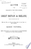 Acts of the Parliament of the United Kingdom of Great Britain and Ireland   