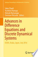 Advances in Difference Equations and Discrete Dynamical Systems Book