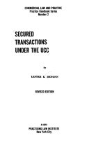 Secured Transactions Under the UCC