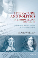 Literature and Politics in Cromwellian England