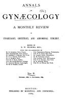 Annals of Gynæcology