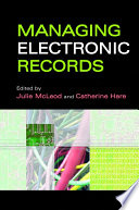 Managing Electronic Records Book