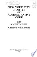 New York City Charter and Administrative Code, Annotated