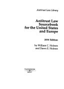 Antitrust Law Sourcebook